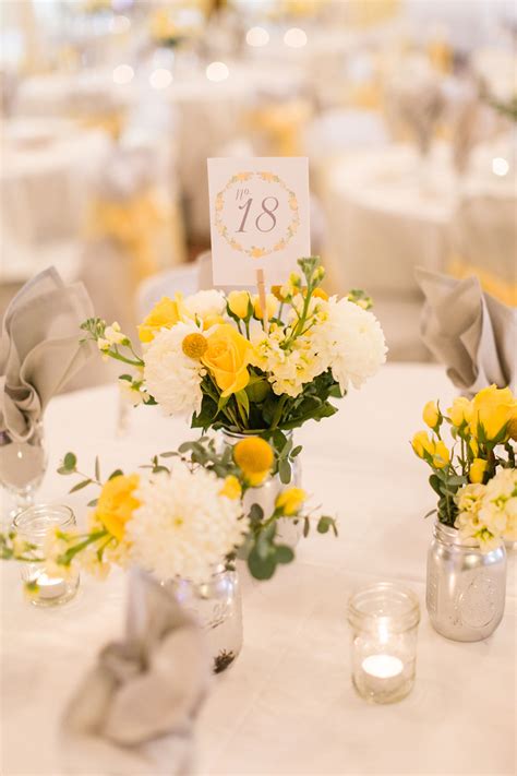 Yellow Flowers Centerpieces