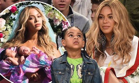 Blue Ivy Carter Helps Beyoncé With Twins Rumi And Sir Blue Ivy Carter People Magazine Rumi