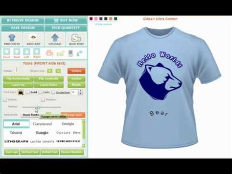 This software program can be used to print, email and save the finished products easily and flawlessly. Custom TShirt Design Software and Application Tool ...