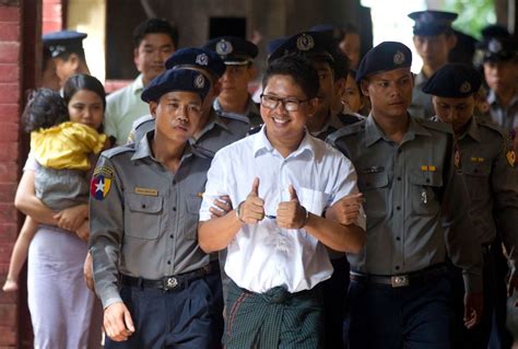 Myanmar Court Sentences Reuters Reporters To 7 Years In Jail