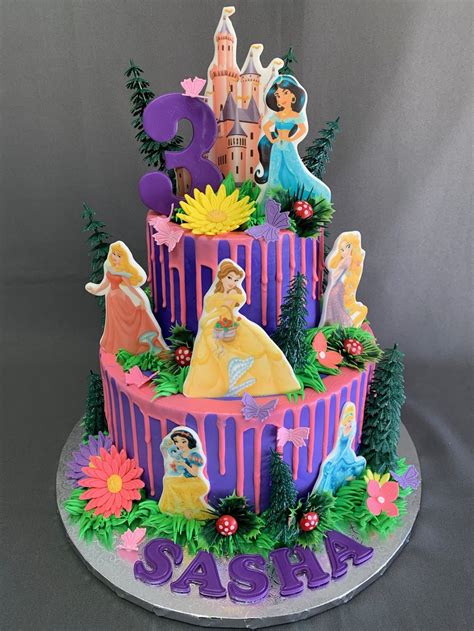 Princess Birthday Cake — Skazka Cakes