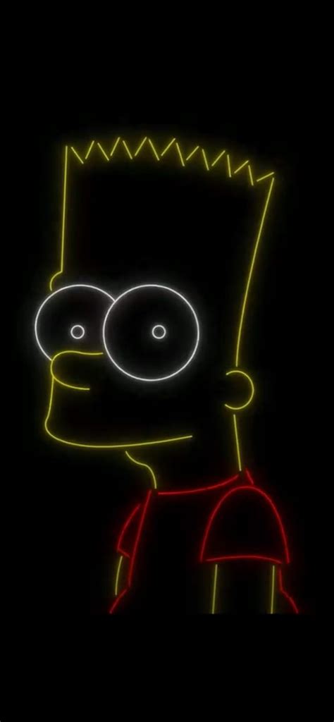Bart Simpson Neon Signs Graffiti Alphabet