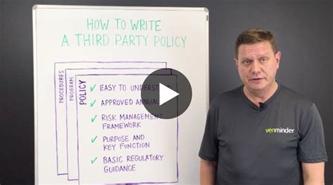 Vendor risk management (vrm) is the process of ensuring that the use of service providers and it suppliers does not create an unacceptable potential for we use cookies to deliver the best possible experience on our website. Video on How to Write a Third Party Policy for Your Financial Institution