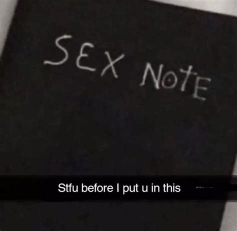 Sex Note Rshitposting