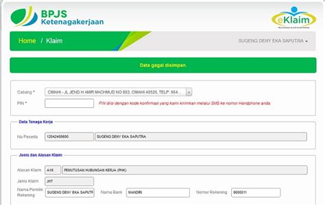 Download Tutorial Pengisian Form E Klaim Jht Bpjs Ketenagakerjaan