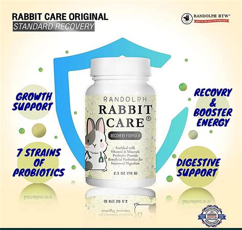 Recovery Therapy Formula 70 G Rabbit Vitamin Booster Feed Care For