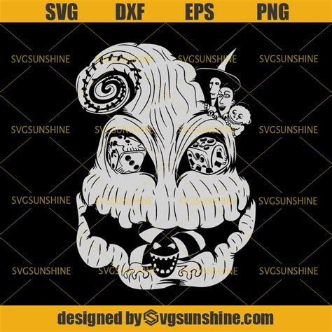Oogie Boogie Svg, Lock Shock And Barrel Svg, The Nightmare Before