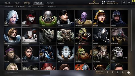 Paragon All Heroes And Skins Utra Settings Youtube