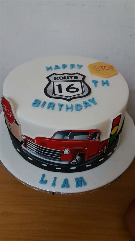 Let your son and his friends order what they want, but don't forget about the cake for. Boys 16th birthday cake | Boys 16th birthday cake, Boy 16th birthday, 16 birthday cake