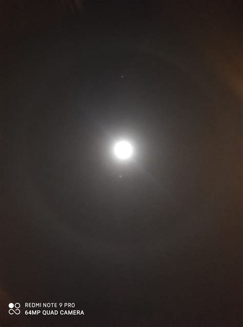 Impactante Halo Lunar Se Observ Anoche Desde Ica Fotos