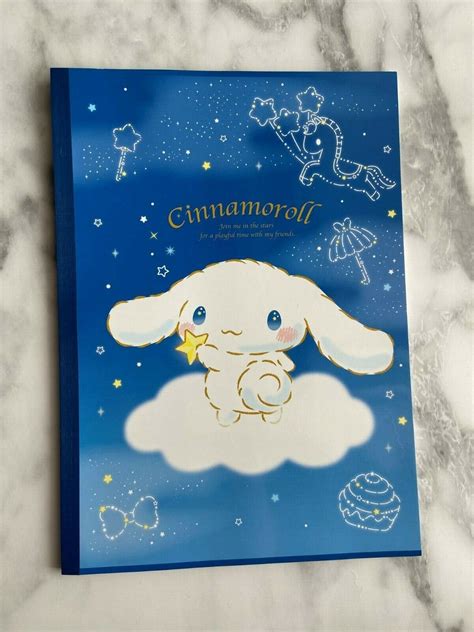Cinnamoroll Notebook Sanrio Japan Stationery Kawaii Hello Kitty Friends