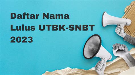 Cek Daftar Nama Nama Peserta Lulus UTBK SNBT 2023 Dimana Blog Mamikos