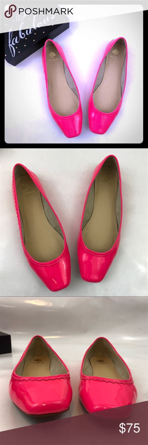 Kate Spade Pink Patent Leather Flats Patent Leather Flats Pink