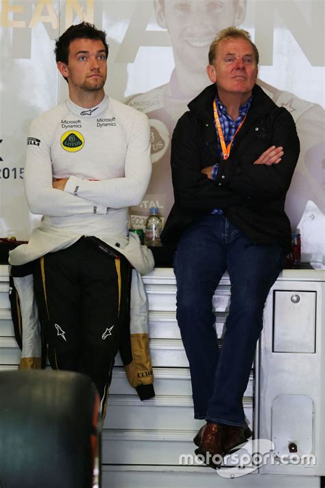 Jolyon Palmer Lotus F1 Team Test And Reserve Driver With His Father