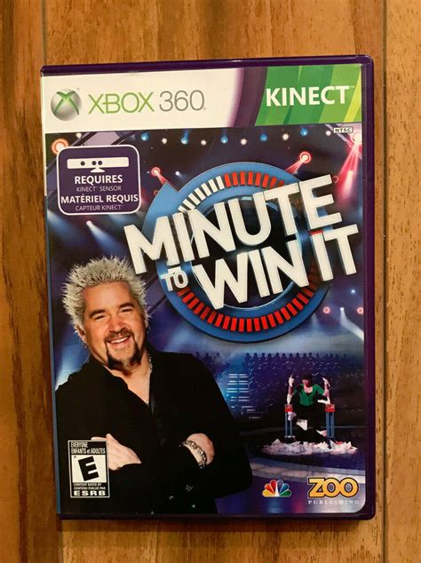 Minute To Win It Xbox 360 Kinect Game With Booklet Video Games
