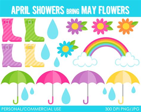 April Showers Clipart And April Showers Clip Art Images Hdclipartall
