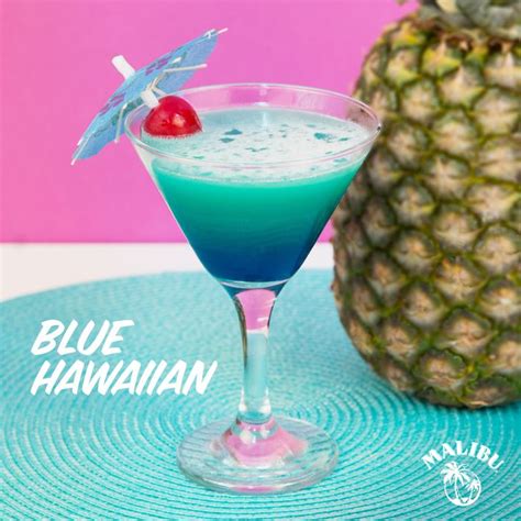 The Best Summer Ever Needs A Malibu Blue Hawaiian Get Ready To Mix