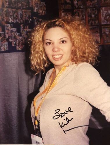 Kiki Daire Adult Star Hand Signed X Photo Autograph Sexy Blonde Rare