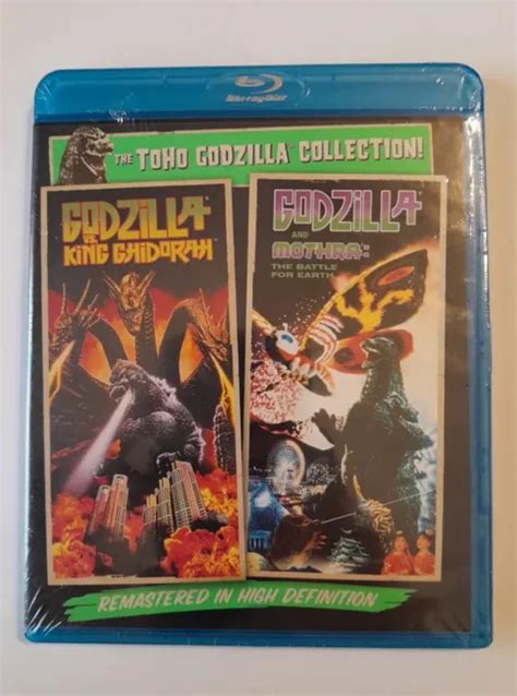 Godzilla Vs King Ghidorahgodzilla Vs Mothra Double Feature Blu Ray