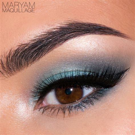 Maryam Maquillage Teal Smokey Eye Makeup For Fun