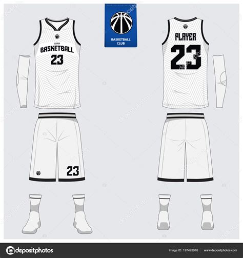 Basketball Jersey Sport Uniform Template Design Basketball Club Front