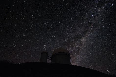 The Milky Way And Alpha And Beta Centauri Behind The 36 Metre
