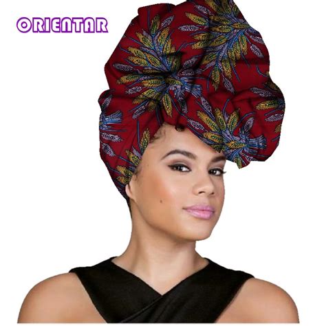 2018 Fashion African Headwraps For Women Head Scarf For Lady Hight Quality Cotton Women Head