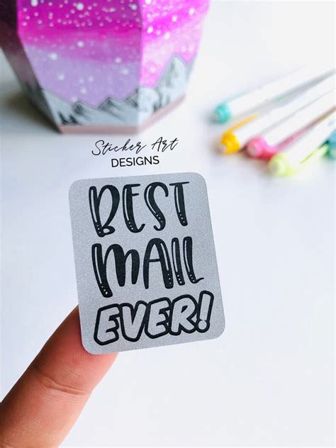 Best Mail Ever Stickers Happy Mail Stickers Small Business Etsy