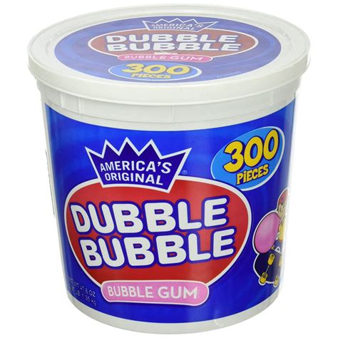 Americas Original Dubble Bubble Bubble Gum 476 Ounce Value Tub 300