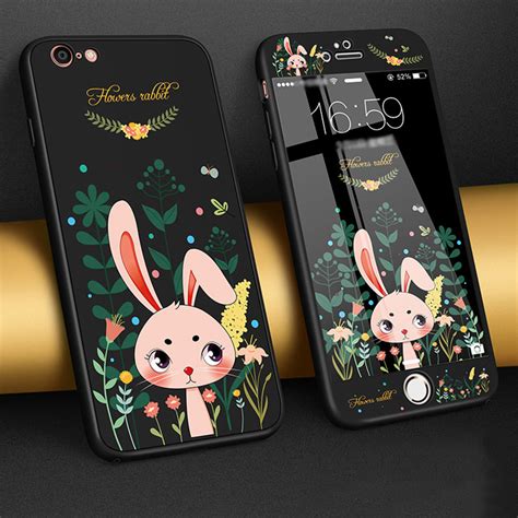2019 Cute Cartoon Pattern Silicone Case Cover For Iphone 6