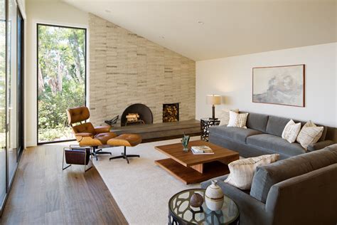 Contemporary California Rambler Contemporary Living Room San