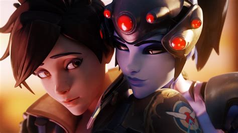 widowmaker and tracer play together overwatch voice acting youtube