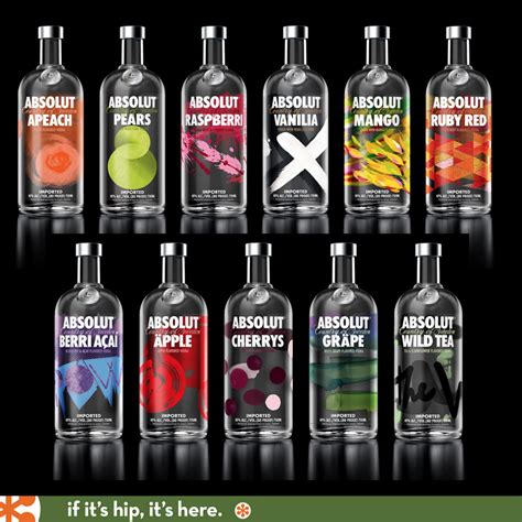 Absolut Redesigns Their Vodka Bottles To Communicate The Energy Behind The Flavors Celebrity