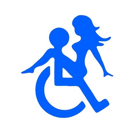 Wheelchair Sex Funny Decals Stickers Suitable For Cars Bikes Boats