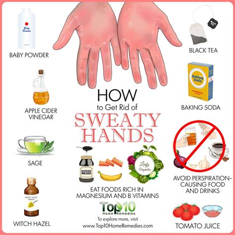 How To Stop Sweaty Hands Top 10 Home Remedies