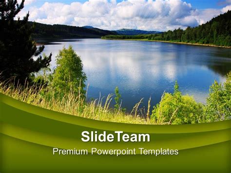 Green Natural Environment Beauty Powerpoint Templates Ppt