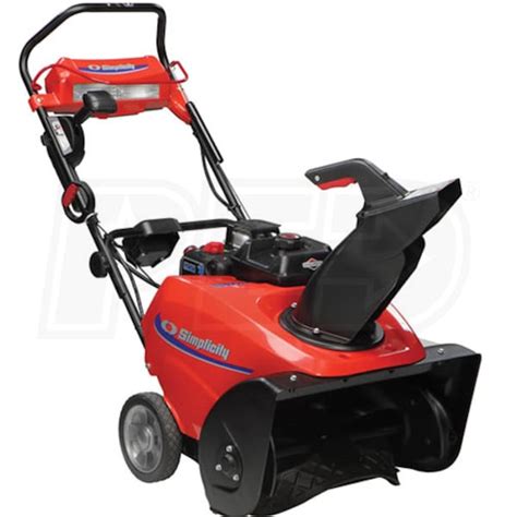 Simplicity Ss922ex 22 205cc Deluxe Single Stage Snow Blower W