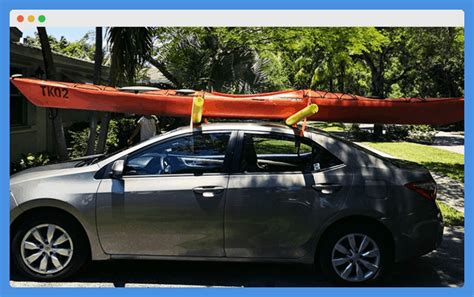 How To Transport A Kayak On A Small Car