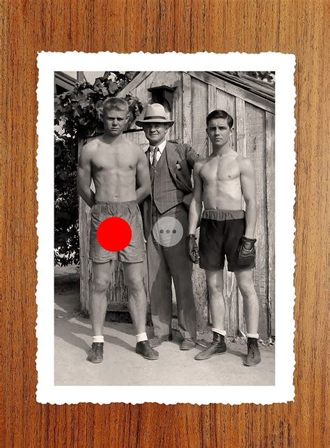 Vintage Photo Of Handsome Boxer Fighter And His Bulge Gay Art Etsy Uk