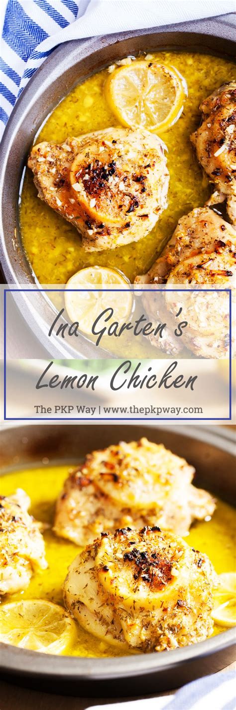 Lemon and garlic baked chicken thighs. Ina Garten's Lemon Chicken | Recipe | Food network recipes, Food recipes, Chicken recipes