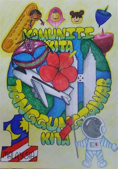 Contoh Lukisan Poster Melukis Poster Alam Sekitar Himpunan Terbesar