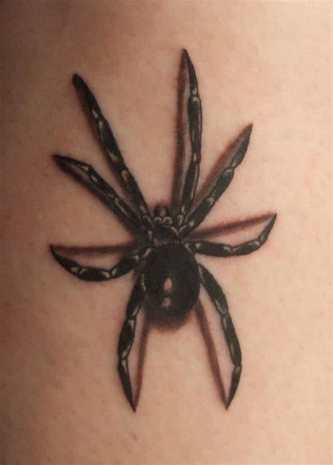 Black Spider Tattoo Tho A Little Weird I Would Get It Just To Scare