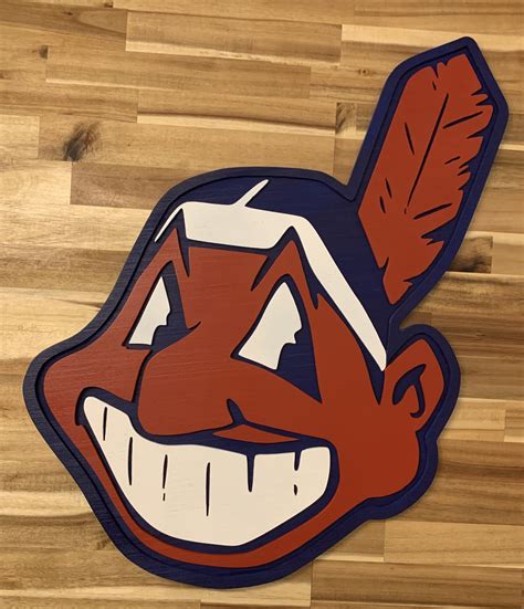Cleveland Indians Chief Wahoo Logo Etsy