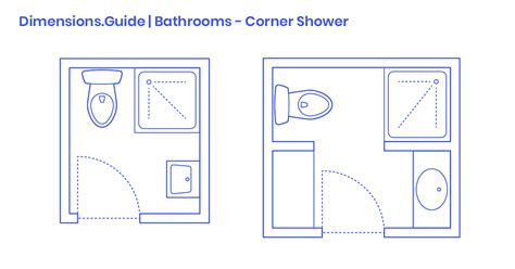 Small Bathroom Floor Plans With Corner Shower Flooring Site