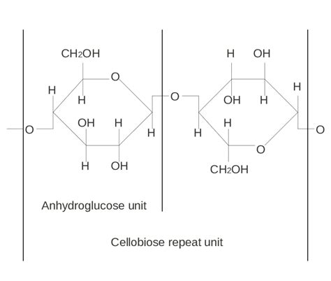5 The Chemical Structure Of Cellulose Download Scientific Diagram