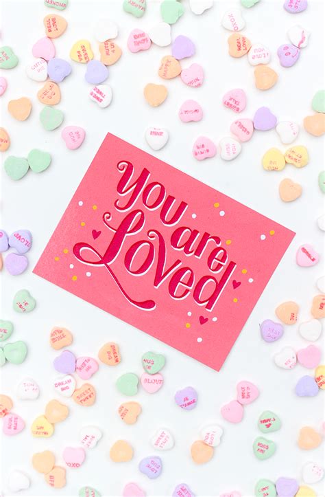Diy Valentines Day Postcards Free Printables The Crafted Life