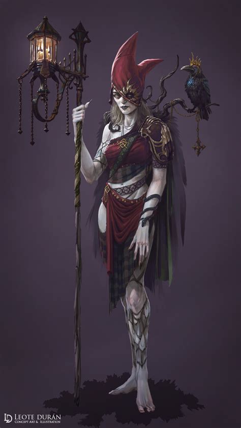 Artstation Witch Character Concept L D In 2020 Witch Characters
