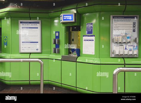 London Underground Ticket Offices Featuring London Underground Ticket