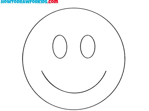 How To Draw A Smiley Face Easy Drawing Tutorial For Kids