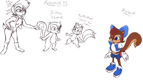 Sally Acorn Redesign Process By Gothic Ruby On Deviantart